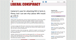 Desktop Screenshot of liberalconspiracy.org